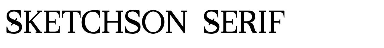 Sketchson Serif